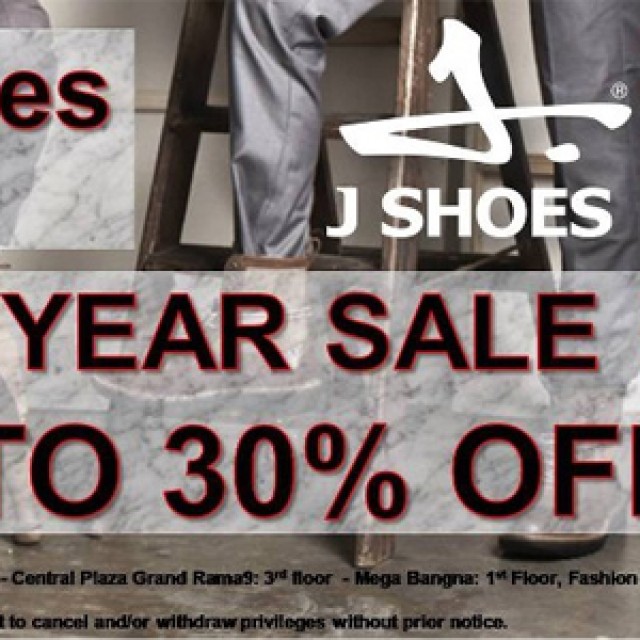 โปรโมชั่น J SHOES Boutiques New Year Sale up to 30% off