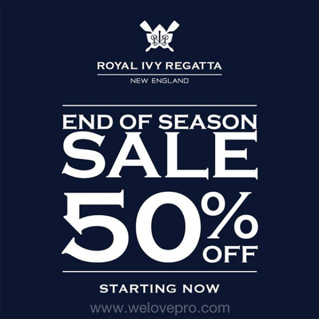 โปรโมชั่น Royal Ivy Regatta END OF SEASON SALE 50% (ก.ค.56)